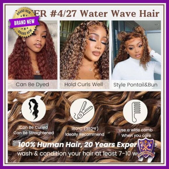 20 Inch Human Hair Bundles Wet Wavy Brazilian Virgin Remy Extensions main image 5
